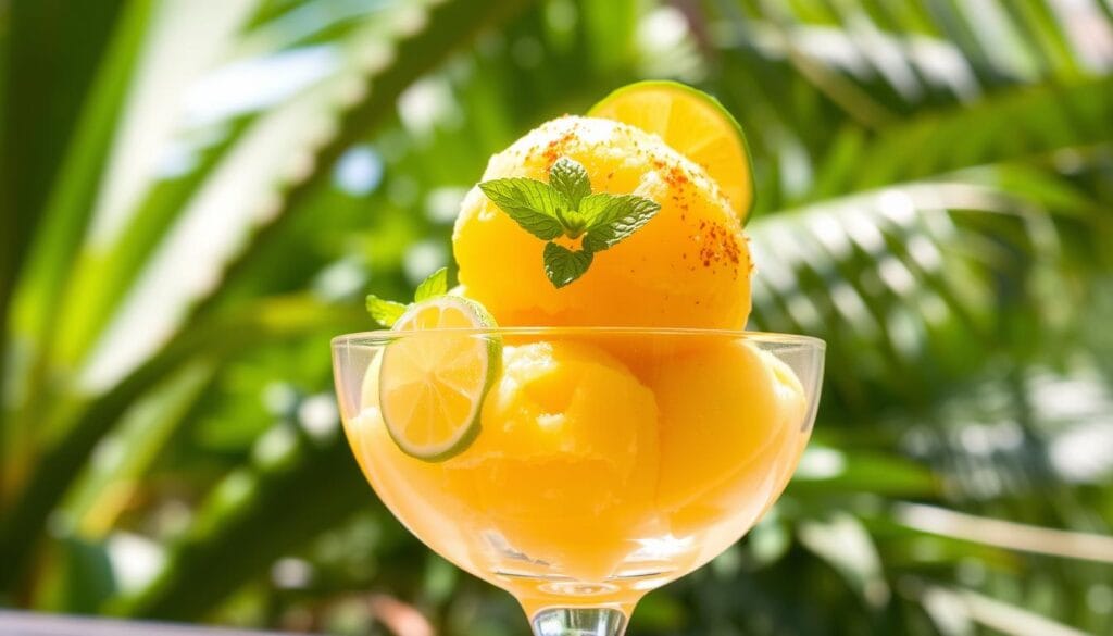 Mango Chili Lime Sorbet