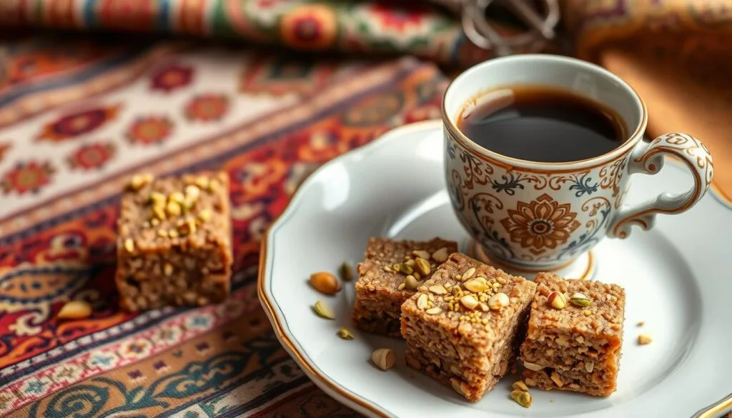 cardamom coffee crunch presentation