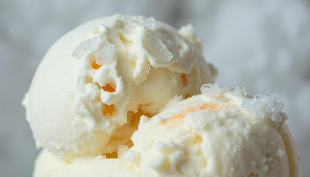 freezer burn formation on ice cream