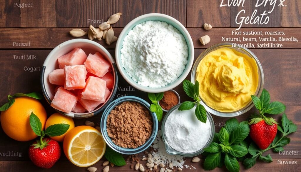 gelato dry mix ingredients