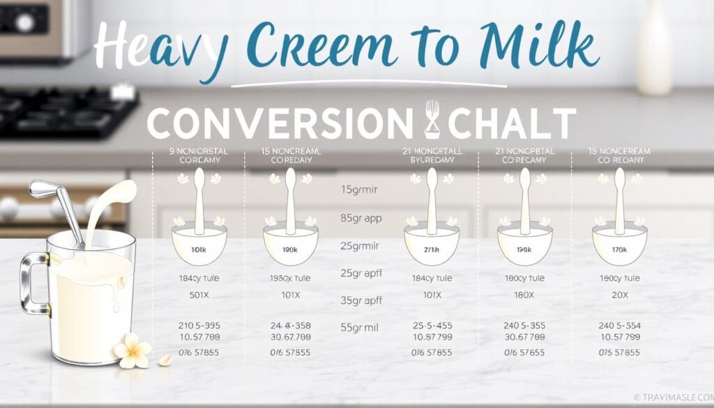 heavy cream conversion chart