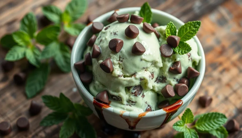 mint chocolate chip ice cream