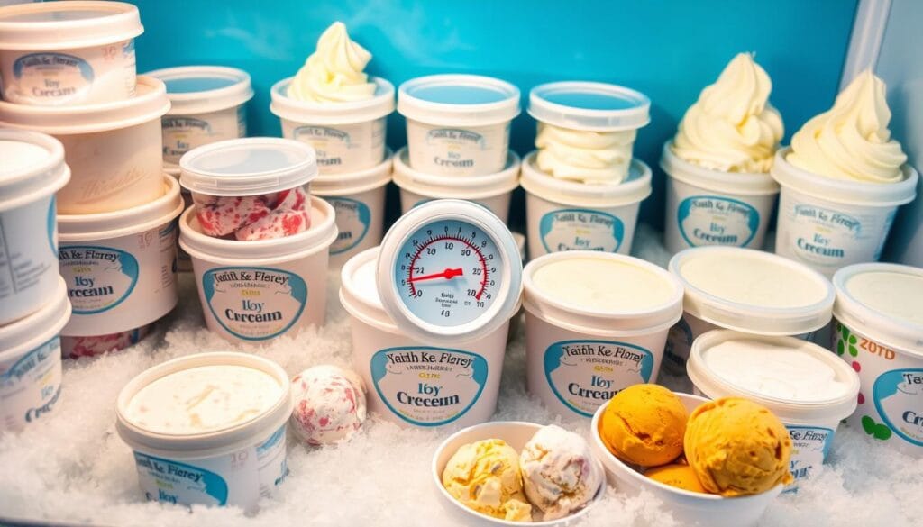 proper ice cream storage