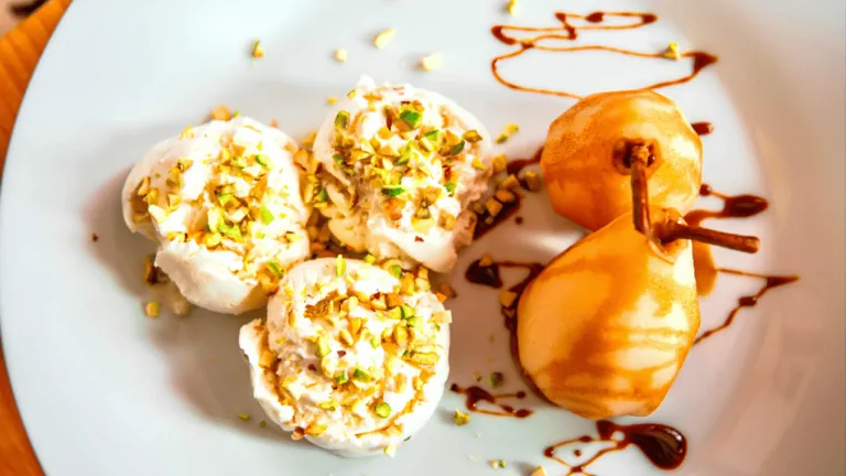 Pear and Gorgonzola Ice Cream