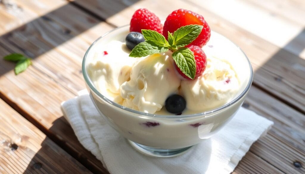 homemade ice cream with evaporated milk