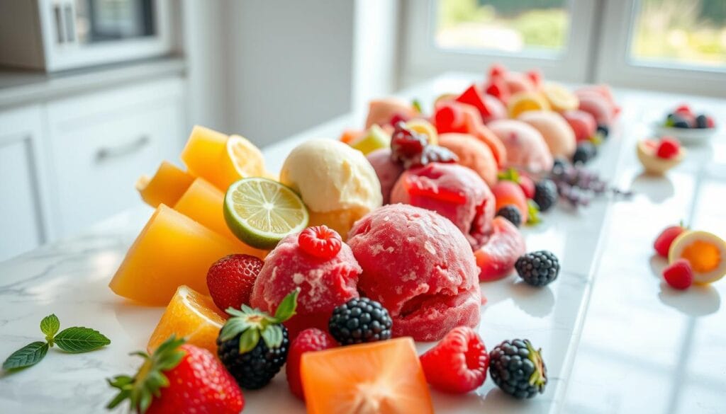flavor variations for sorbet