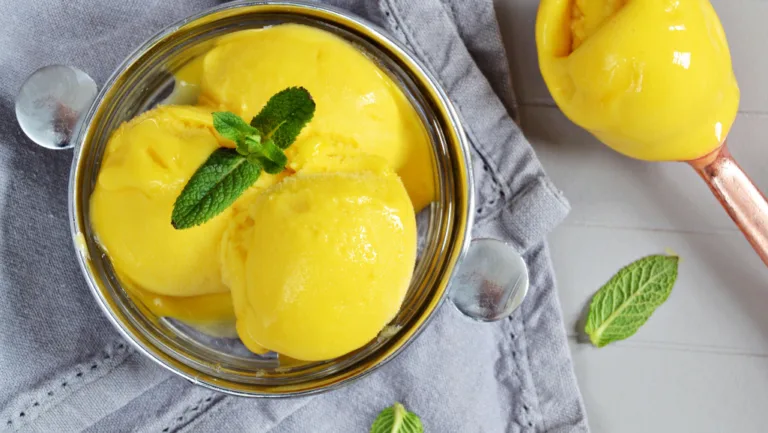Refreshing Mango Chili Lime Sorbet Recipe 1 Mango Chili Lime Sorbet