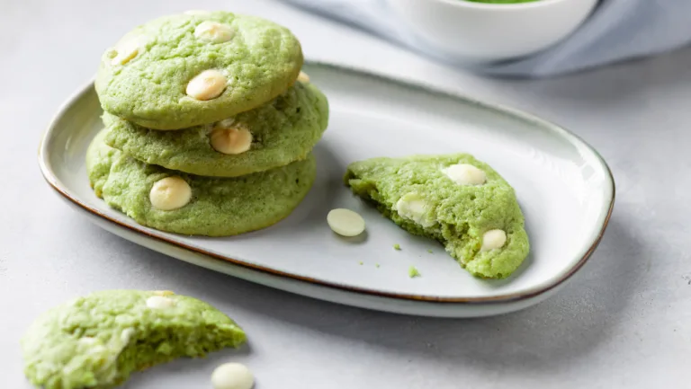 Matcha White Chocolate Chip Recipe | Homemade Cookies 1 Matcha White Chocolate Chip
