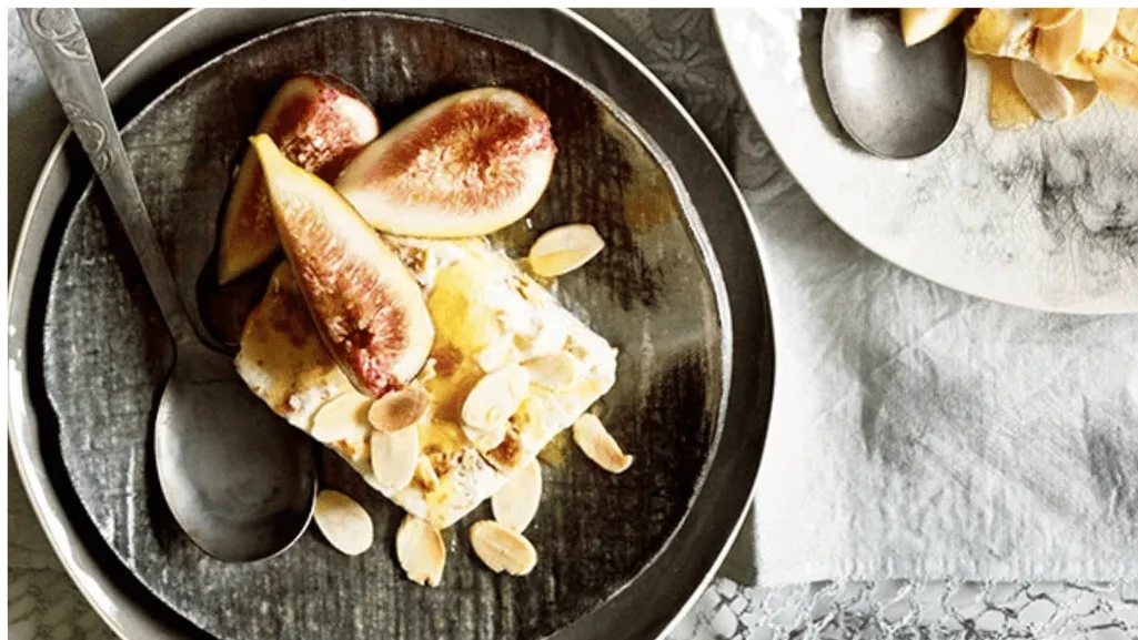 Ricotta Fig Honeycomb Ice Cream