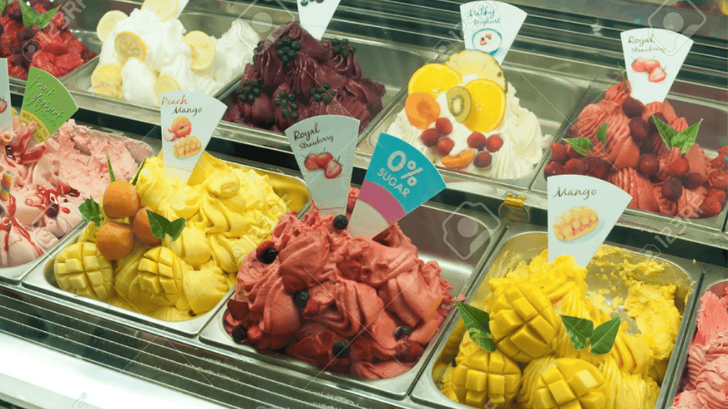 tropical ice cream variations