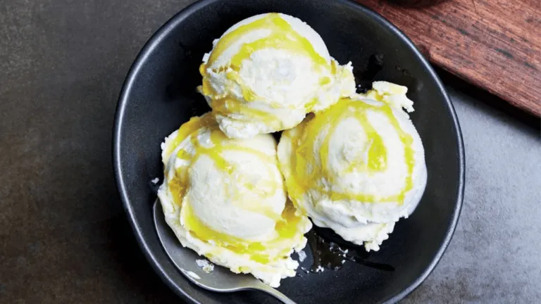 Perfect Mediterranean Olive Oil Ice Cream Recipe at Home 1 Olive Oil Ice Cream Recipe