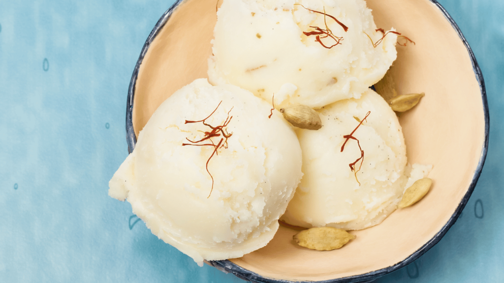 infusing milk and cream with cardamom Step-by-Step cardamom ice cream recipe