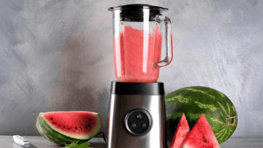 blending watermelon mixture