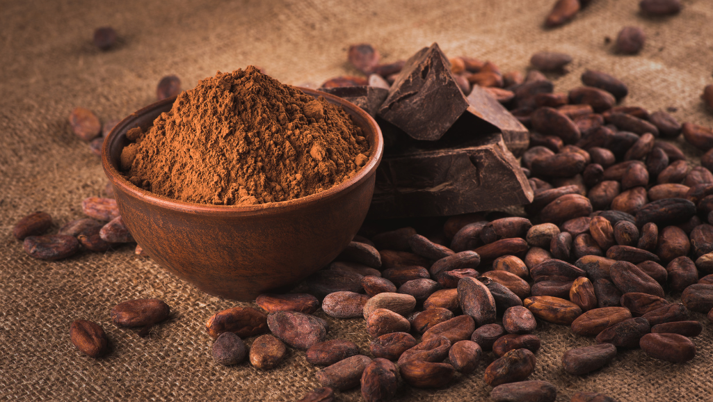 cocoa powder and dairy ingredients