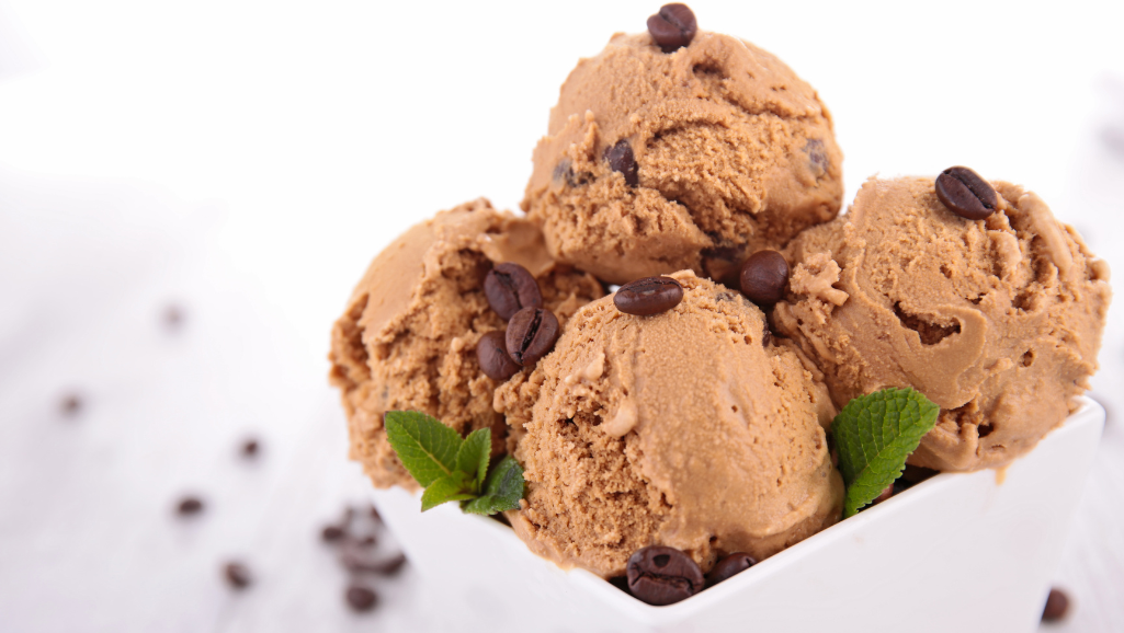 coffee ice cream custard base