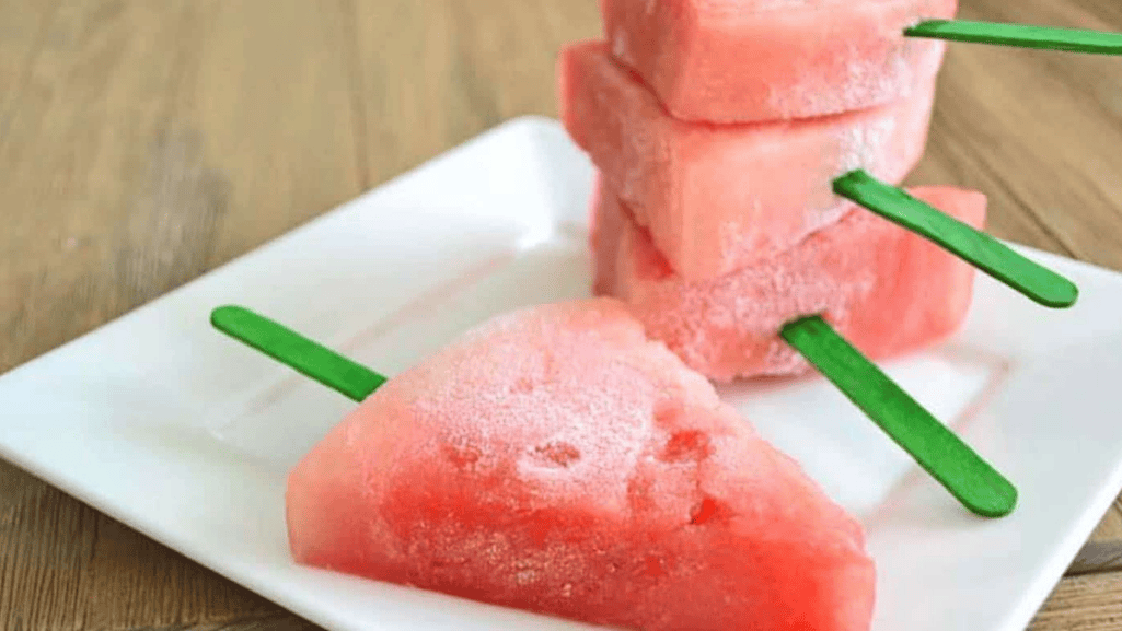 frozen watermelon preparation