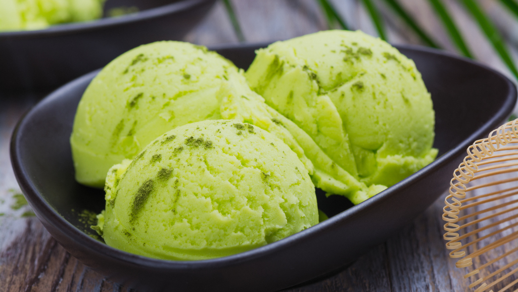 steeping tea for ice cream