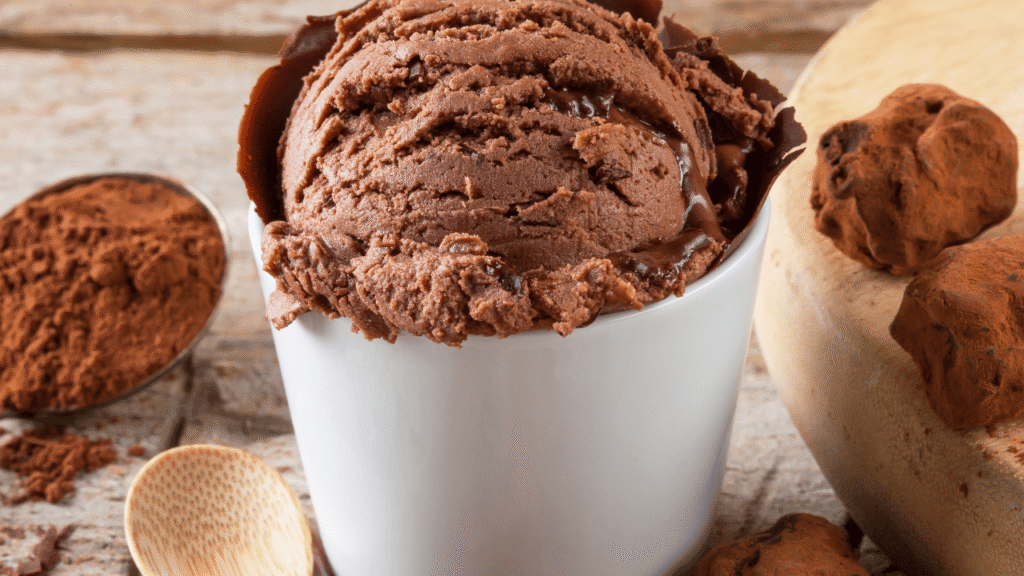 Chocolate Ice Cream with Chocolate Milk Equipment Required for Preparation