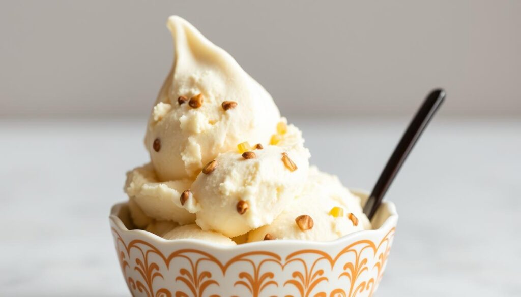 Generate an image of Edy's Vanilla Bean ice cream