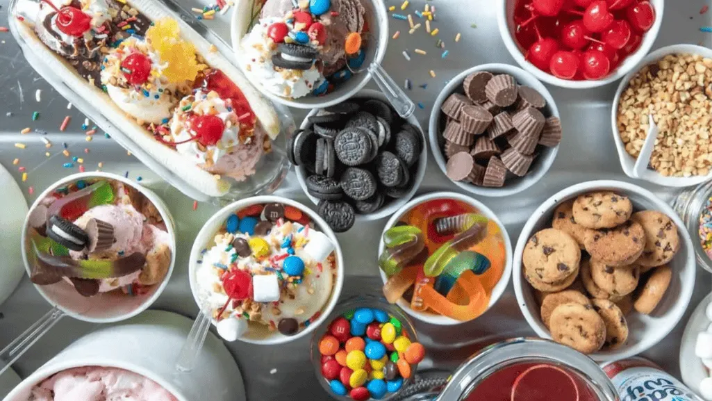 Gourmet ice cream toppings