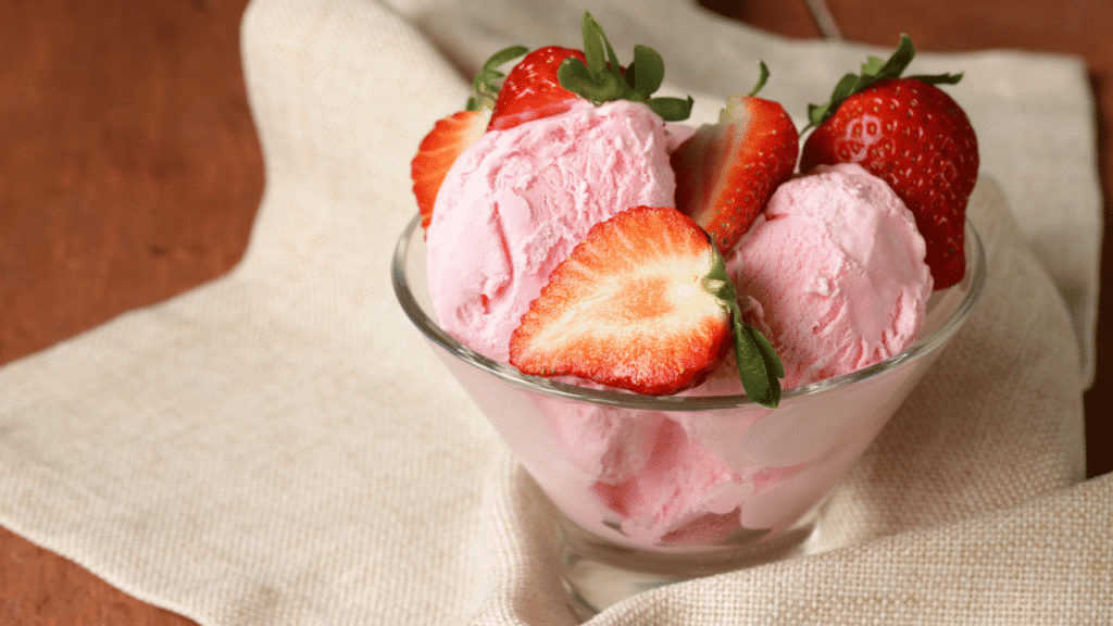 Serving and Pairing Ideas Strawberry Ice Cream Recipe