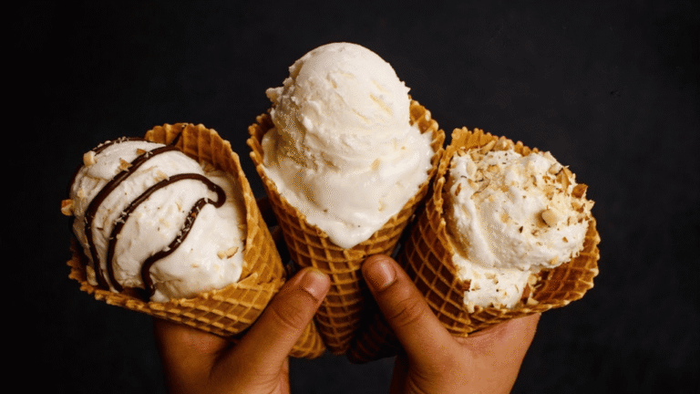 cream fresh ice cream