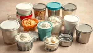homemade ice cream container