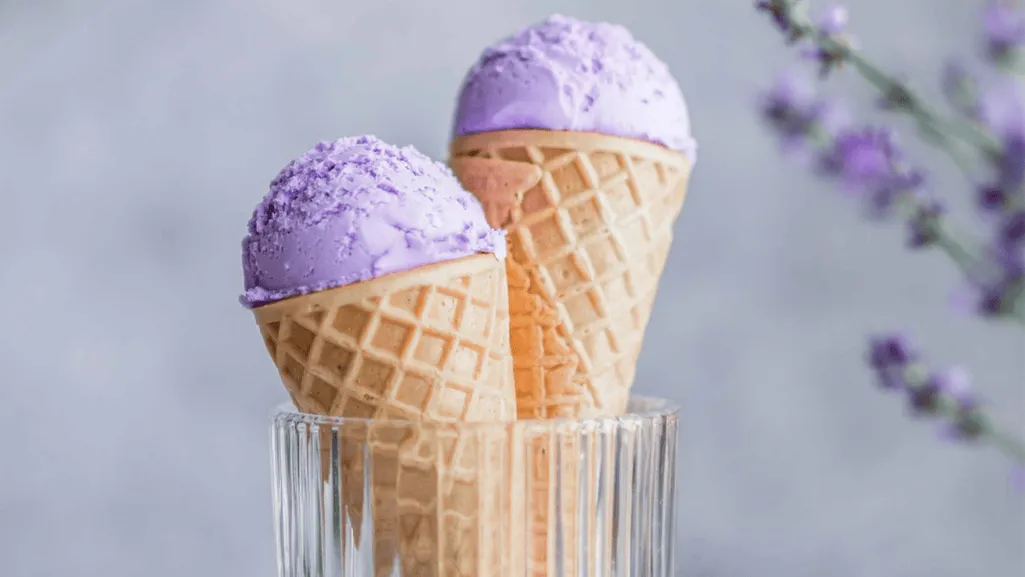 lavender ice cream