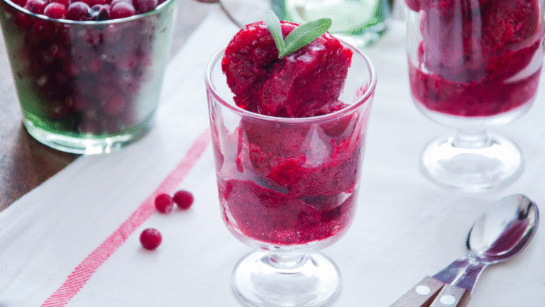 Cranberry Sorbet Recipe: Simple and Delicious Dessert 1 Cranberry Sorbet Recipe,