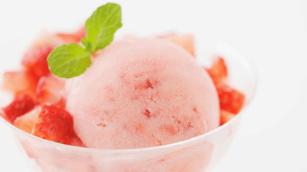 Easy Strawberry Sorbet Recipe
