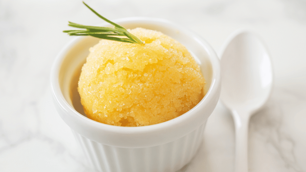 Making Sugar Free Lemon Sorbet Without Special Equipment