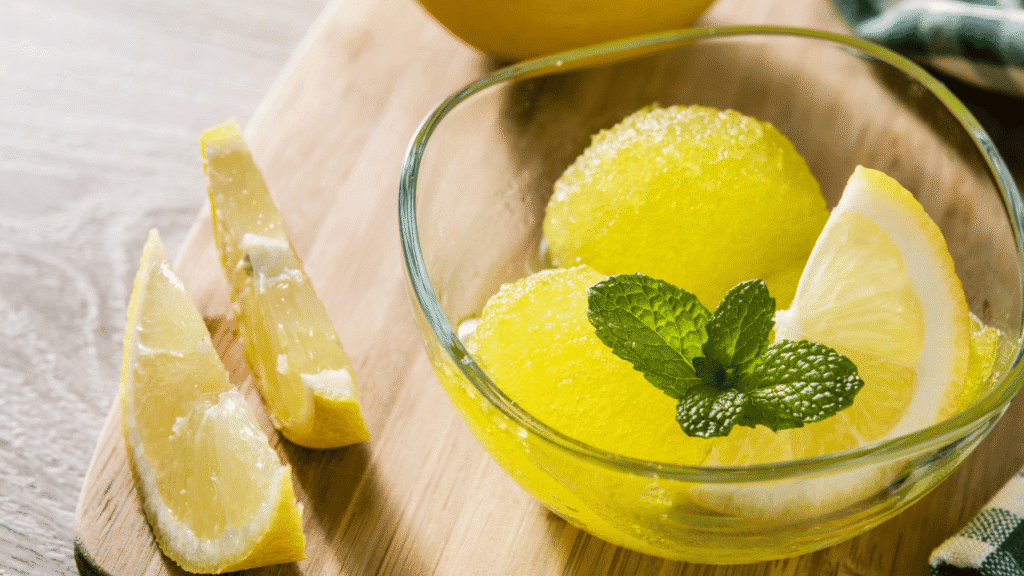 Using the Ninja Creami for Perfect Sugar Free Lemon Sorbet