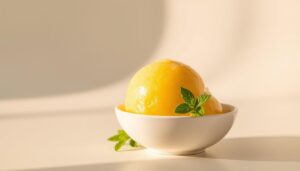sugar free lemon sorbet,