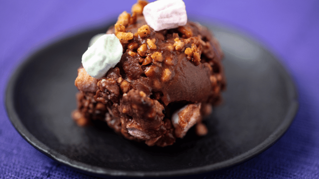 Chocolate Marshmallow Ice Cream Step-by-Step Preparation Process