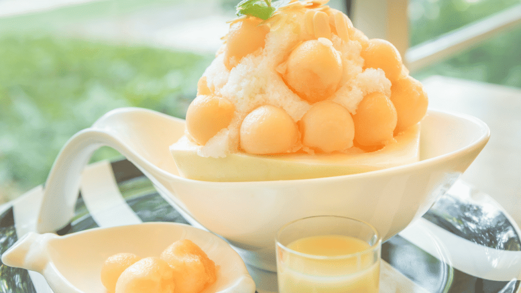 The Nutritional and Refreshing Benefits of Cantaloupe with Ice Cream