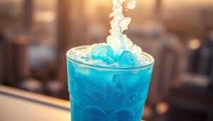 Beat the Heat with a Cool Blue Slushie 1 blue slushie