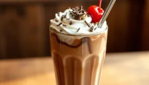 how to make a chocolate milkshake