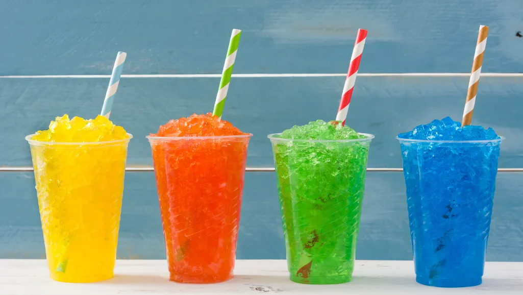 Blue Slushie Ice Cream