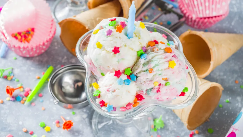 Cake Batter Ice Cream