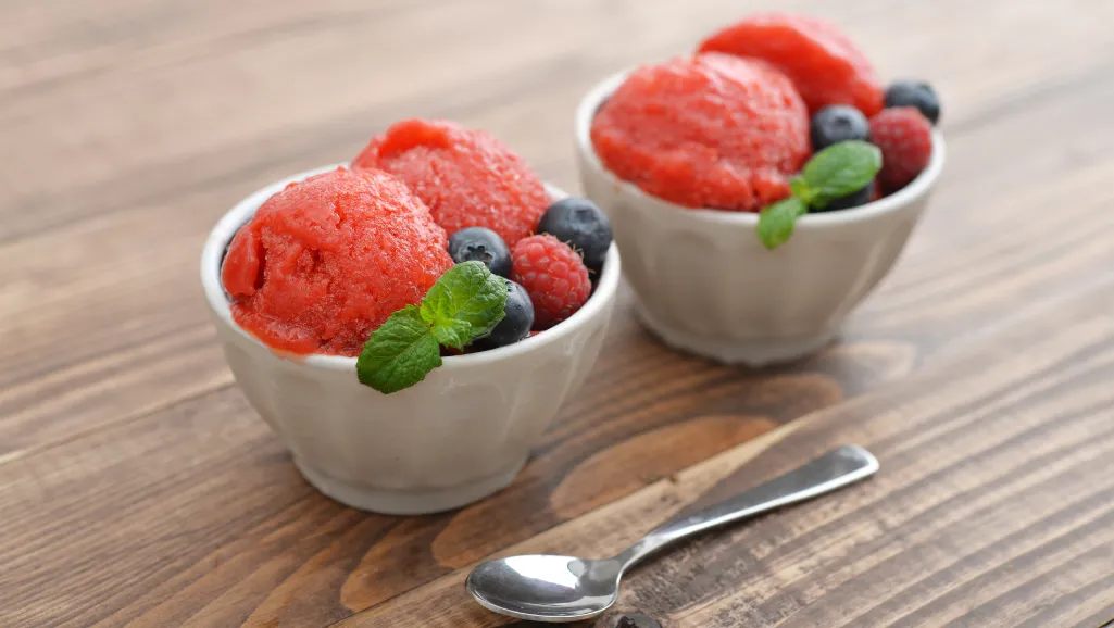 Perfect Peach Sorbet