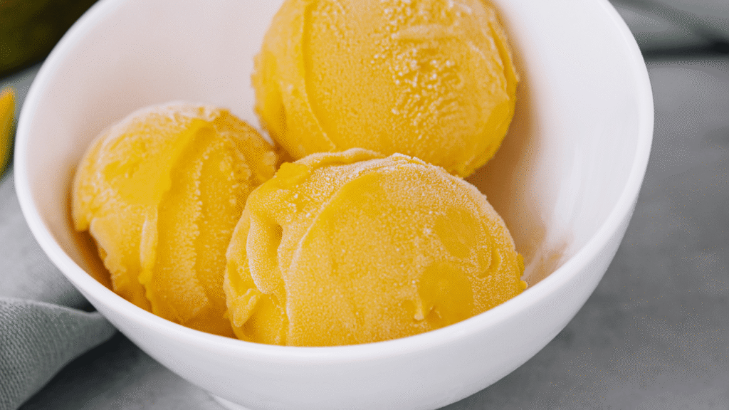 Ingredients and Tools for a Perfect Orange Sherbert