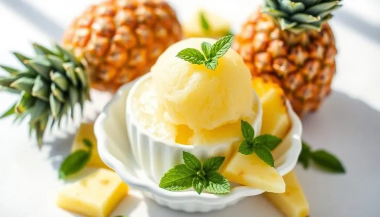 Fig and Mascarpone Ripple: A Luxurious Dessert Blend 6 pineapple sorbet recipe