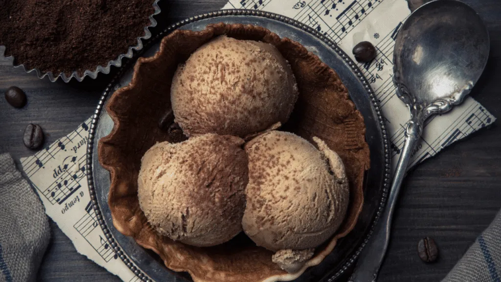 Ingredients and Equipment for Homemade Cuisinart Coffee Ice Cream
