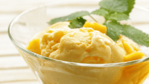 Lemon Curd Cheesecake Ice Cream