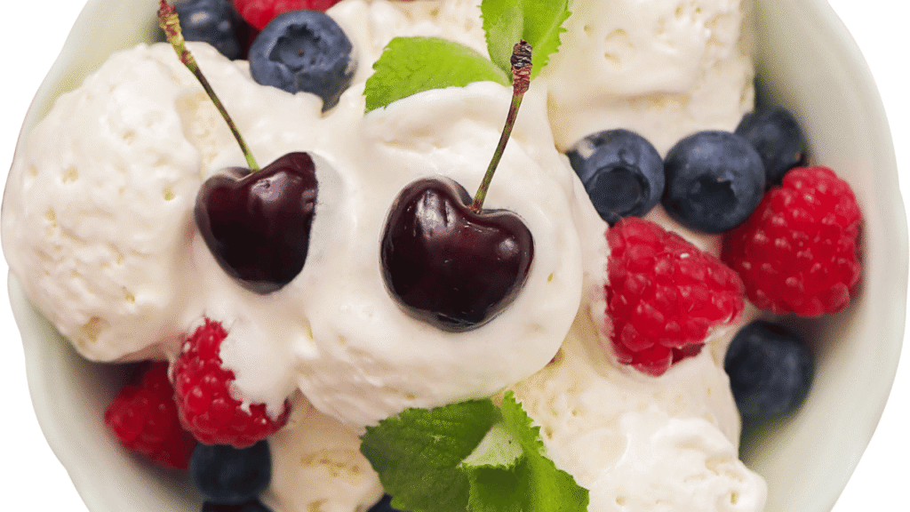 Finishing and Freezing Pear and Gorgonzola Ice Cream