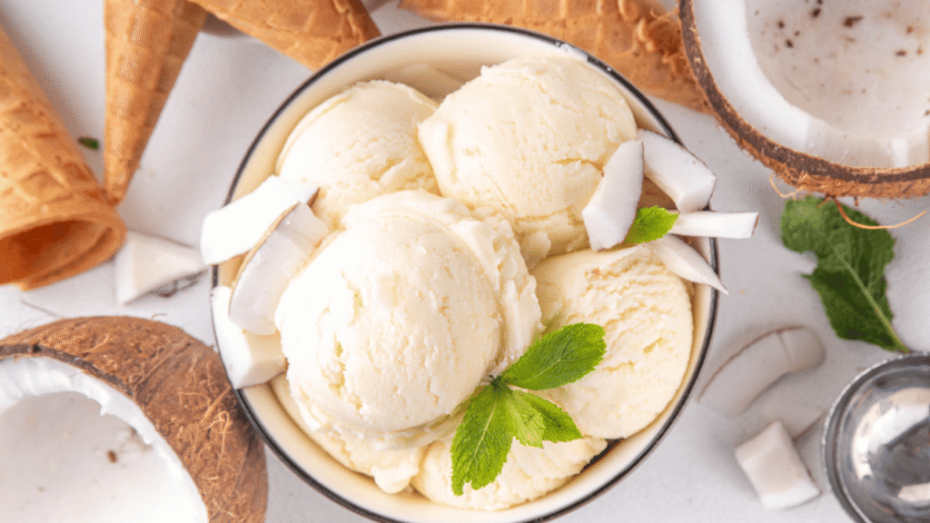 coconut ice cream recipe step by step instructions