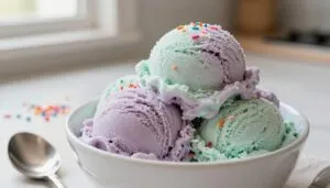 grainy ice cream
