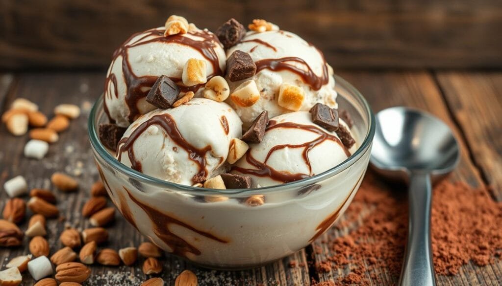 rocky road ice cream creation rocky road ice cream creation