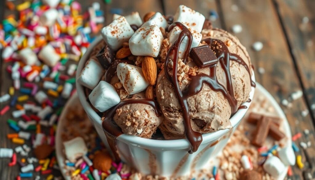 rocky road ice cream rocky road ice cream
