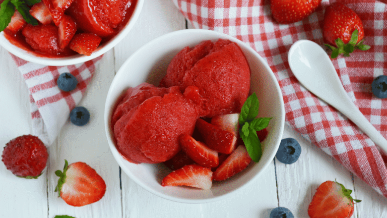 Hibiscus Tea Sorbet 1